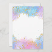 Splish Splash Mermaid Party Einladung (Rückseite)