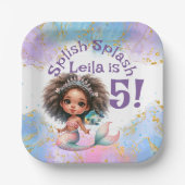 Splish Splash Mermaid Party Paper Teller (Vorderseite)