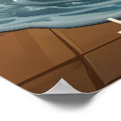 Splish Splash Niedliche lustige Poster mit Zitaten (Ecke)