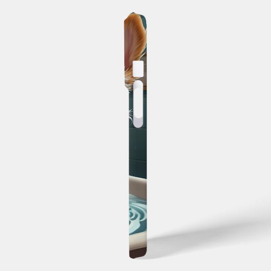 Splish Splash Niedliche lustige Poster mit Zitaten Case-Mate iPhone Hülle (Rückseite / Links)