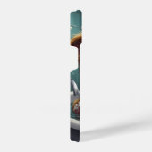 Splish Splash Niedliche lustige Poster mit Zitaten iPhone Hülle (Rechte Seite)