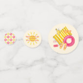 Splish Splash Pool Party Bash Geburtstag Konfetti (Rückseiten)