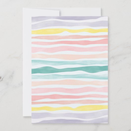 Splish Splash Pool Party Girl Birthday Einladung (Rückseite)