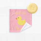 Splish Splash Rubber Enten Monogram Badhandtuch Set