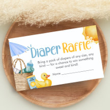 Splish Splash Summer Baby Shower Diaper Raffle