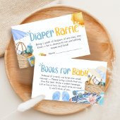 Splish Splash Summer Baby Shower Diaper Raffle Begleitkarte