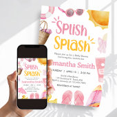 Splish Splash Summer Baby Shower Einladung