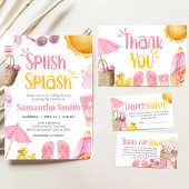 Splish Splash Summer Baby Shower Einladung