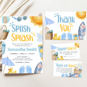 Splish Splash Summer Baby Shower Einladung