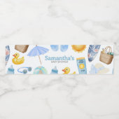 Splish Splash Summer Baby Shower Wasserflaschenetikett (Einzelnes Label)