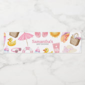 Splish Splash Summer Baby Shower Wasserflaschenetikett (Einzelnes Label)