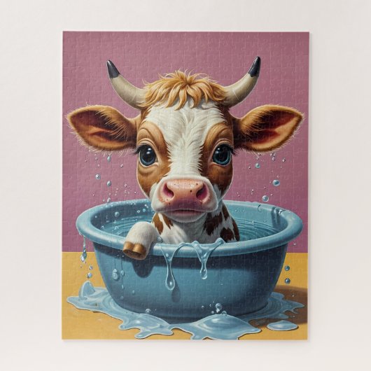 Splish Splash, Zeit für Haustiere und lustige Tier Puzzle (Vertikal)