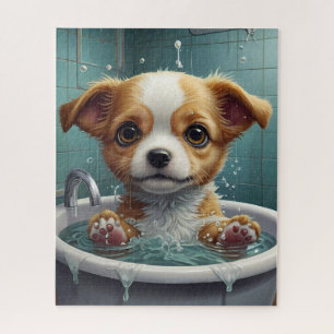 Splish Splash, Zeit für Haustiere und lustige Tier Puzzle
