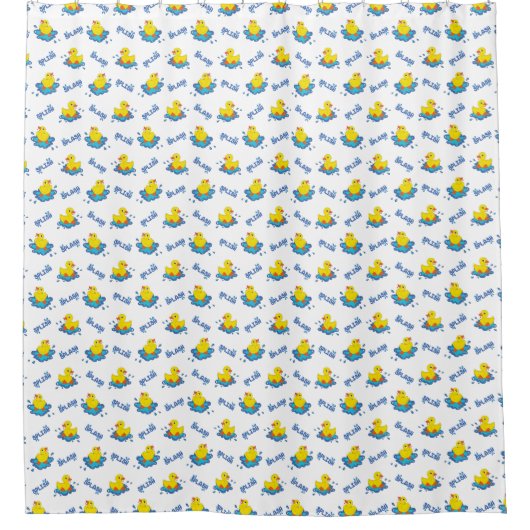 Splish Spritzen Duschvorhang (Vorderseite)