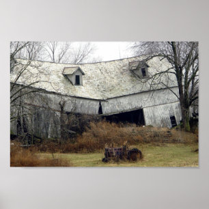 Split Barn Poster