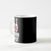 Split Bowling Buttone Valentinstag Paare Kaffeetasse (Vorderseite Links)