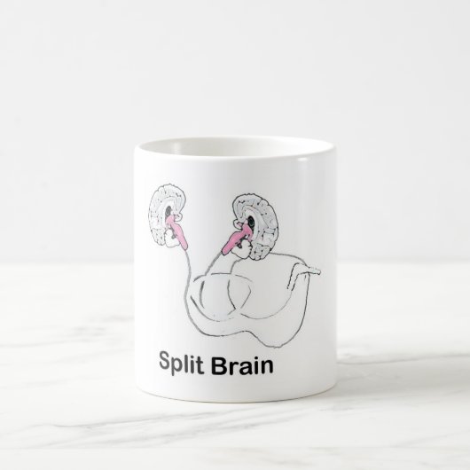 Split Brain Kaffeetasse (Mittel)