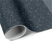 Split Charcoal Matte Wrapping Paper - Anpassbar Geschenkpapier (Rolleneckpunkt)