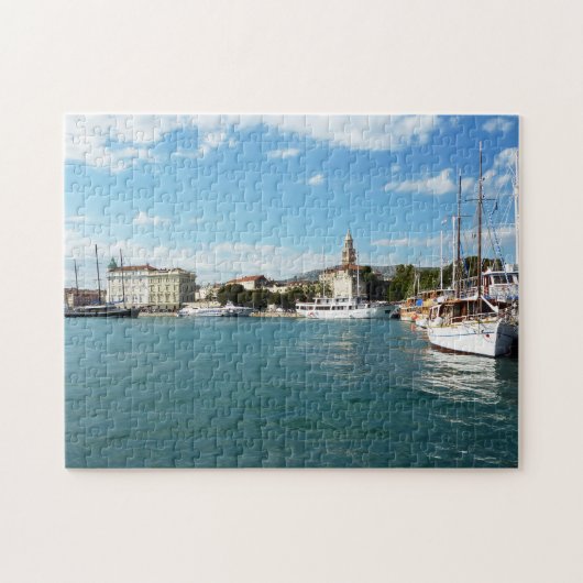 Split city port - Dalmatien, Kroatien Puzzle (Horizontal)