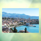 Split City Seafront aerial view, Dalmatien, Kroati Fensteraufkleber (Blatt 3)