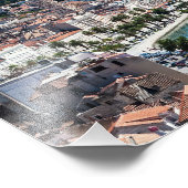 Split City Seafront aerial view, Dalmatien, Kroati Fotodruck (Ecke)