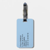 Split City Seafront aerial view, Dalmatien, Kroati Gepäckanhänger (Rückseite vertikal)