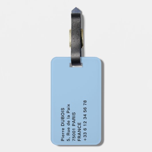 Split City Seafront aerial view, Dalmatien, Kroati Gepäckanhänger (Rückseite vertikal)