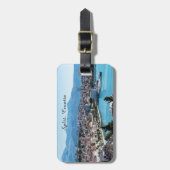 Split City Seafront aerial view, Dalmatien, Kroati Gepäckanhänger (Vorderseite vertikal)