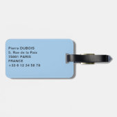 Split City Seafront aerial view, Dalmatien, Kroati Gepäckanhänger (Rückseite horizontal)