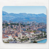 Split City Seafront aerial view, Dalmatien, Kroati Mousepad (Vorne)