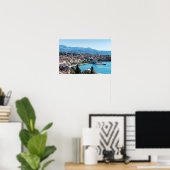 Split City Seafront aerial view, Dalmatien, Kroati Poster (Heimbüro)