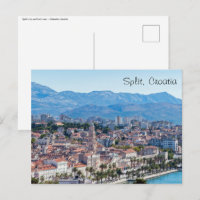 Split City Seafront aerial view, Dalmatien, Kroati