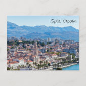 Split City Seafront aerial view, Dalmatien, Kroati Postkarte (Vorderseite)