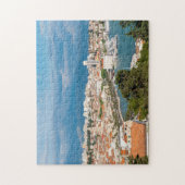 Split City Seafront aerial view, Dalmatien, Kroati Puzzle (Vertikal)