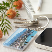 Split City Seafront aerial view, Dalmatien, Kroati Schlüsselanhänger (Vorderseite rechts)