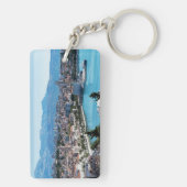 Split City Seafront aerial view, Dalmatien, Kroati Schlüsselanhänger (Rückseite)