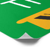 Split Crayon Box Personalisiert Kids Poster (Ecke)