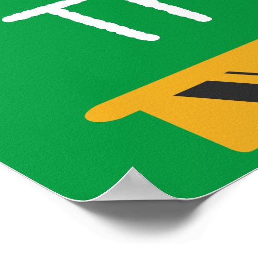 Split Crayon Box Personalisiert Kids Poster (Ecke)