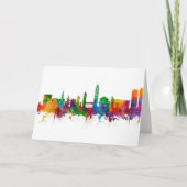 Split Croatia Skyline Karte (Vorderseite)