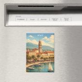 Split Croatia Vintage Adriatic Coast Magnet (In Situ (Geschirrspüler))
