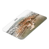 Split Croatia Vintager Hafen Zeichnend Magnet (Linke Seite)