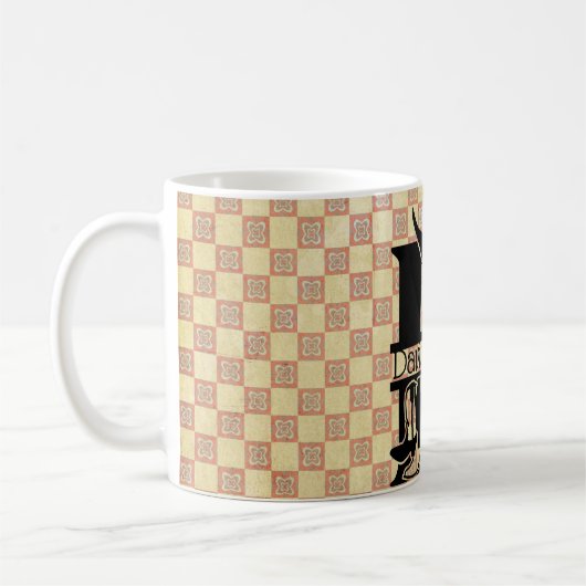 Split 'D' Cowboy Monogram Kaffeetasse (Links)