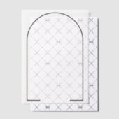 Split Dark Gray SVG Frame Pergament Einladungen (Versetzt (Einladung))