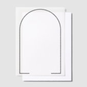 Split Dark Gray SVG Frame Pergament Einladungen (Versetzt)