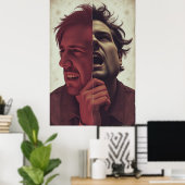 Split Decision - Inner Chaos Portrait Print Poster (Heimbüro)
