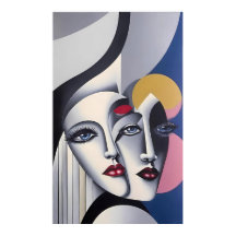 Split Decision - Ken Gage Surreal Poster