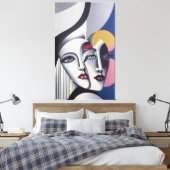 Split Decision - Ken Gage Surrealer Poster Leinwanddruck (Insitu (Schlafzimmer))