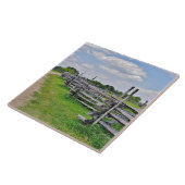 Split-Eisenbahnzaun Fliese (Seite)