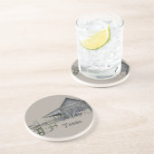 Split-Eisenbahnzaun Getränkeuntersetzer (Seite)