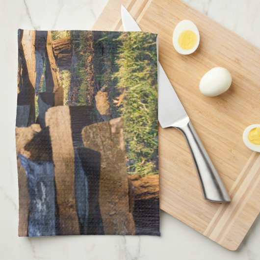 Split-Eisenbahnzaun Handtuch (Viertel Falte)